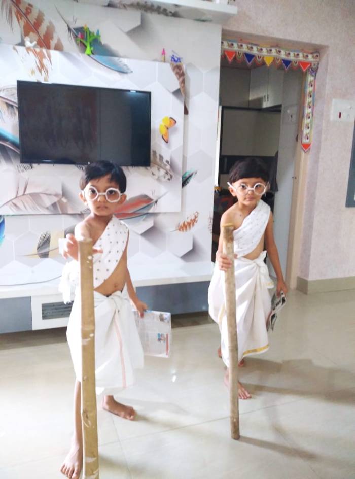 Gandhiji and Shastriji Jayanti Celebration Growing with Bapu and Shastriji - 2021 - jamnagar